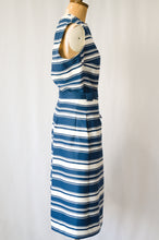 画像をギャラリービューアに読み込む, 70s vintage marine stripe dress