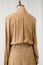 画像をギャラリービューアに読み込む, 70s vintage freedom sleeve workers dress