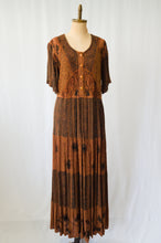 画像をギャラリービューアに読み込む, made in india stitch works brown dress