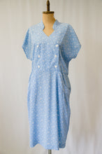 画像をギャラリービューアに読み込む, 70s-80s vintage double front bat wing dress