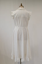画像をギャラリービューアに読み込む, 80s vintage frill cotton dress