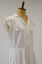 画像をギャラリービューアに読み込む, 80s vintage frill cotton dress