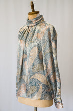 画像をギャラリービューアに読み込む, 90s vintage double paisley techno blouse
