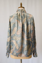 画像をギャラリービューアに読み込む, 90s vintage double paisley techno blouse