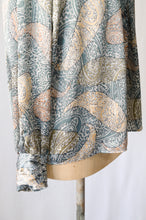 画像をギャラリービューアに読み込む, 90s vintage double paisley techno blouse